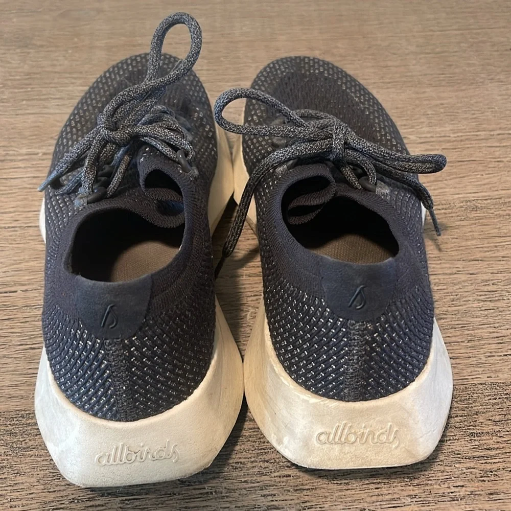 Allbirds Tree Dasher Dark Blue Knit Sneakers Men's Size‎ 9